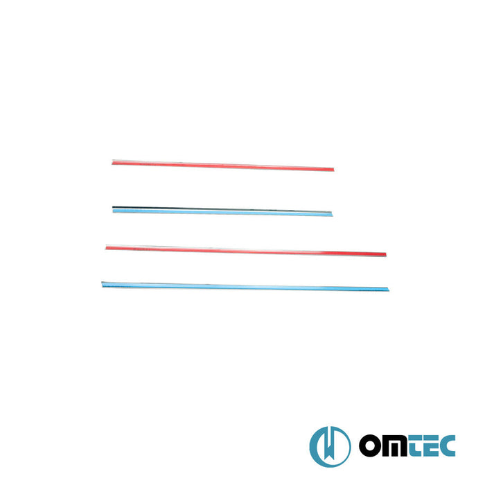 Cam Çıtası 4 Prç. Paslanmaz Çelik (Parlak) (G - Model) - Hyundai İ20 - HB 5D PB FL - (2012 - 2014)