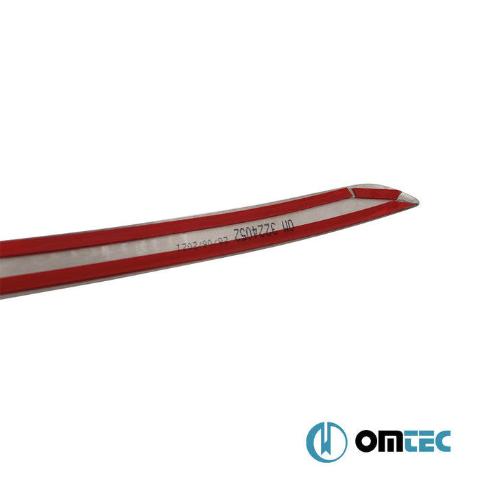 Bagaj Çıtası (Plaka Üstü) Paslanmaz Çelik (Parlak) - Hyundai Tucson - SUV TL PRE - FL - (2015 - 2019)