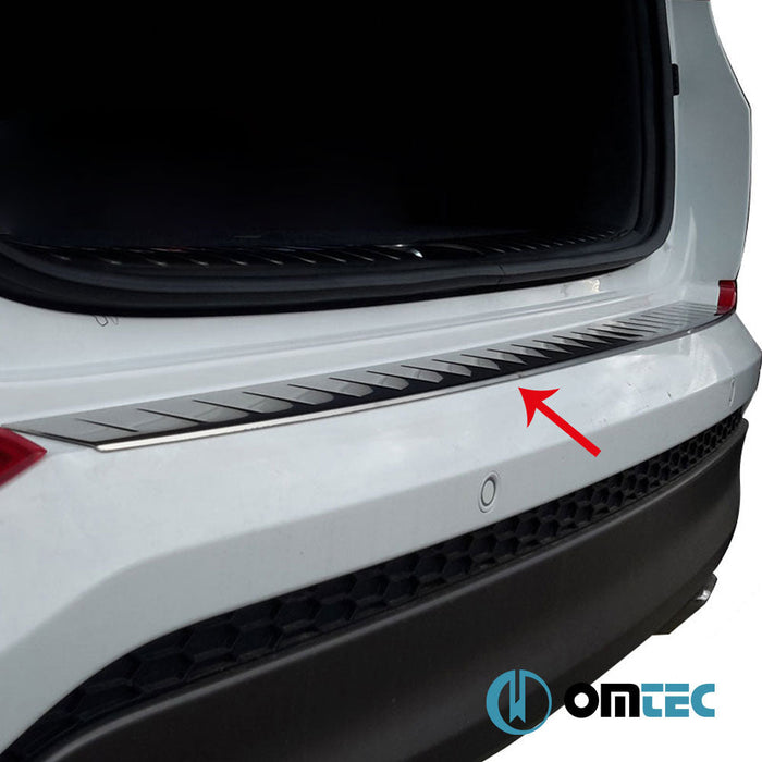 Arka Tampon Eşiği Paslanmaz Çelik (Parlak) - Hyundai Tucson - SUV TL PRE - FL - (2015 - 2019)