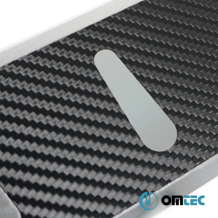 Karbon Folyolu Arka Tampon Eşiği Paslanmaz Çelik - Hyundai Tucson - SUV TL PRE - FL - (2015 - 2019)