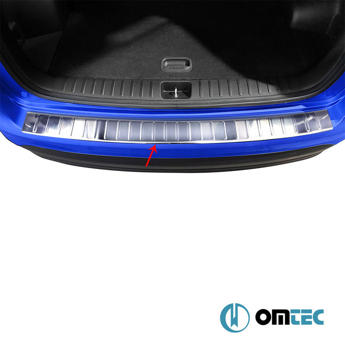 Arka Tampon Eşiği Paslanmaz Çelik (Parlak) - Hyundai Tucson - SUV TL FL - (2019 - 2020)