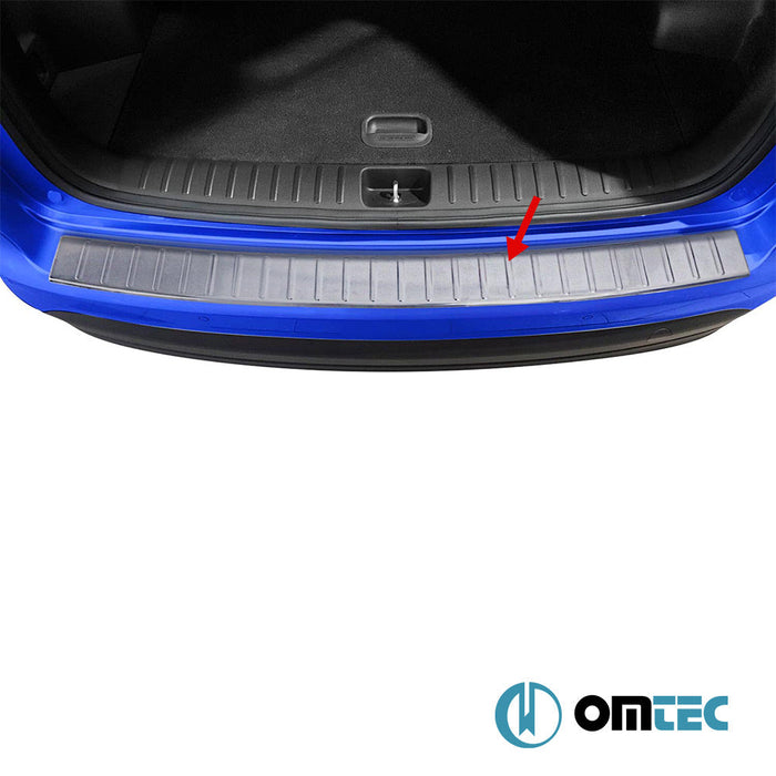 Arka Tampon Eşiği Paslanmaz Çelik (Taşlı) - Hyundai Tucson - SUV TL FL - (2019 - 2020)