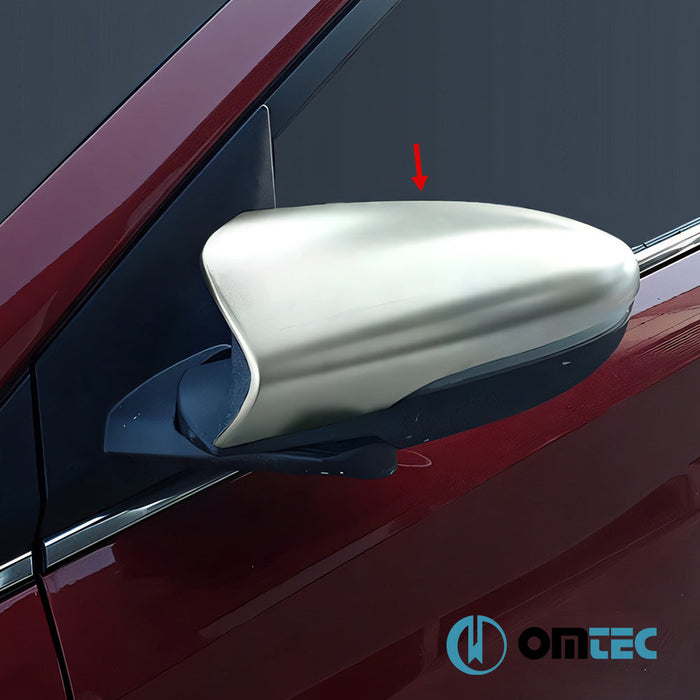 Ayna Kapağı 2 Prç.Paslanmaz Çelik - Hyundai Tucson - SUV TL - (2015 - 2020)