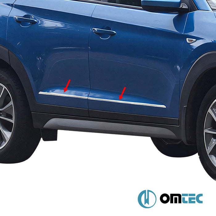 Yan Kapı Çıtası 4 Prç. Paslanmaz Çelik - Byd Seal U Ev - SUV - (2023 - )