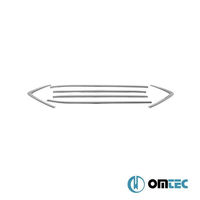 Cam Çıtası 6 Prç. Paslanmaz Çelik (Parlak) - Hyundai Tucson - SUV TL - (2015 - 2020)