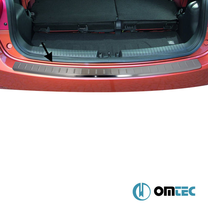 Arka Tampon Eşiği Paslanmaz Çelik (Taşlı) - Hyundai İ10 - HB 5D IA PRE - FL - (2013 - 2016)