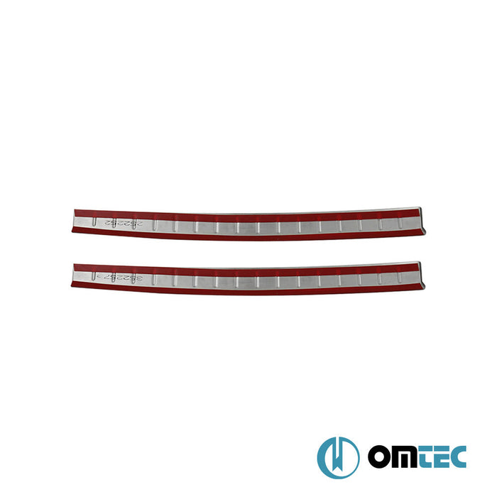 Arka Tampon Eşiği Paslanmaz Çelik (Taşlı) - Hyundai İ20 - HB 5D GB FL - (2018 - 2020)