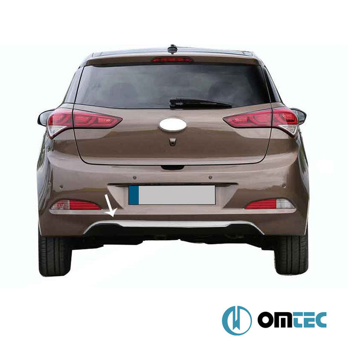 Arka Tampon Çıtası Paslanmaz (Parlak) - Hyundai İ20 - HB 5D GB - (2014 - 2020)