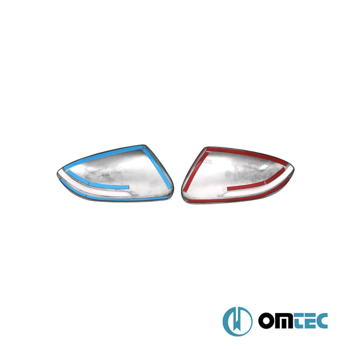 Ayna Kapağı 2 Prç. Paslanmaz Çelik (Parlak - Sinyalli) - Hyundai İ20 - HB 5D GB PRE - FL - (2014 - 2018)