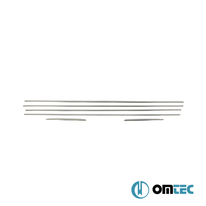 Cam Çıtası 6 Prç. Paslanmaz Çelik - Hyundai İ20 - HB 5D GB - (2014 - 2020)