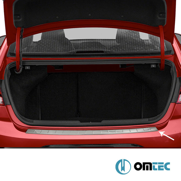 Arka Tampon Eşiği Paslanmaz Çelik (Parlak) - Hyundai Elantra - SD AD FL - (2019 - 2020)