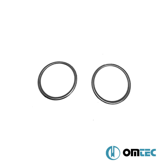 Gündüz Farı Çerçevesi 2 Prç. P.Çelik (Parlak) - Hyundai İ10 - HB 5D IA FL - (2016 - 2019)