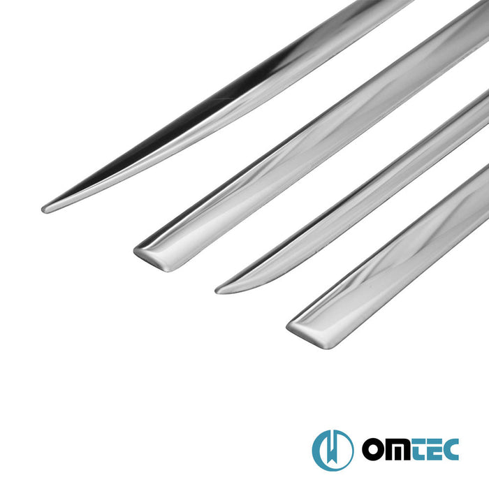 Yan Kapı Çıtası 4 Prç. Paslanmaz Çelik (Parlak) - Bmw X6 - SUV E71 - (2008 - 2014)