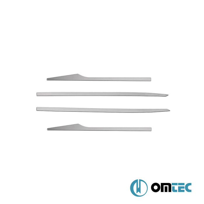 Yan Kapı Çıtası 4 Prç. Paslanmaz Çelik (Parlak) - Hyundai İ20 - HB 5D BC3/BI3 - (2020 - )