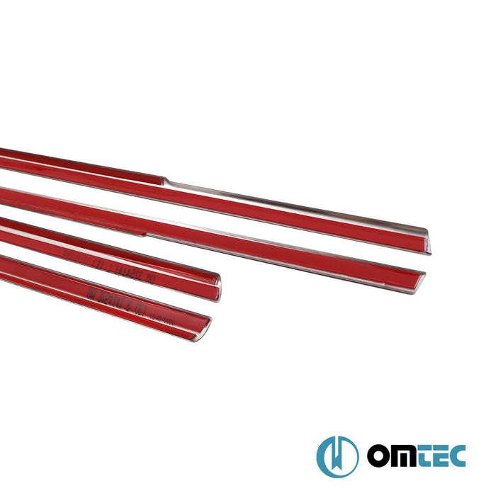 Cam Çıtası 8 Prç. Paslanmaz Çelik (Parlak) - Hyundai Bayon - SUV BC3 - (2021 - )