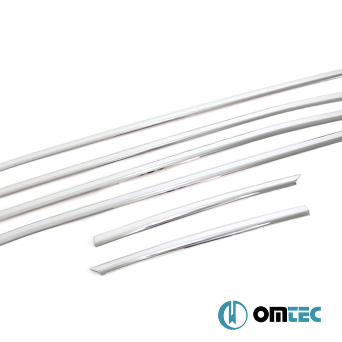 Cam Çıtası 6 Prç. Paslanmaz Çelik (Parlak) - Hyundai Tucson - SUV NX4 - (2020 - )