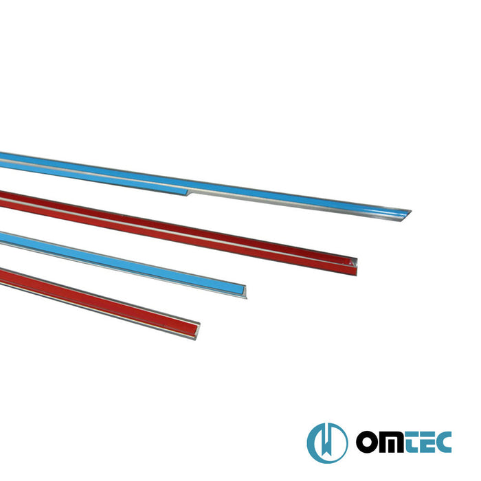 Cam Çıtası 4 Prç. Paslanmaz Çelik (Parlak) - Honda Civic - SD VII - (2002 - 2006)