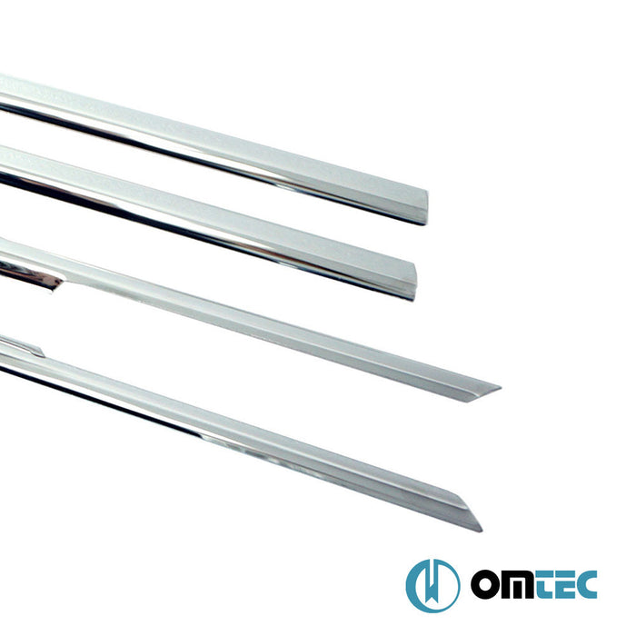 Cam Çıtası 4 Prç. Paslanmaz Çelik (Parlak) - Honda Civic - SD VI - (1997 - 2002)