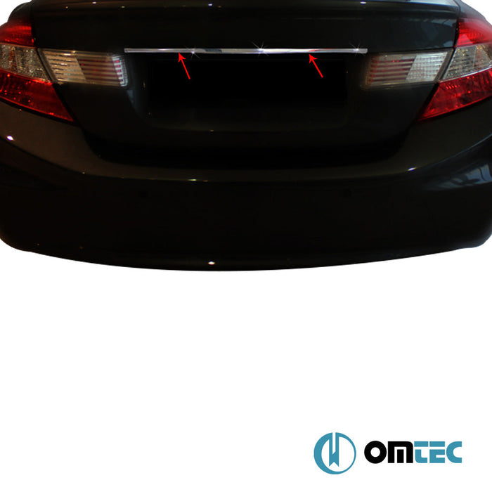 Bagaj Çıtası Paslanmaz Çelik (Parlak) - Honda Civic - SD IX - (2012 - 2016)