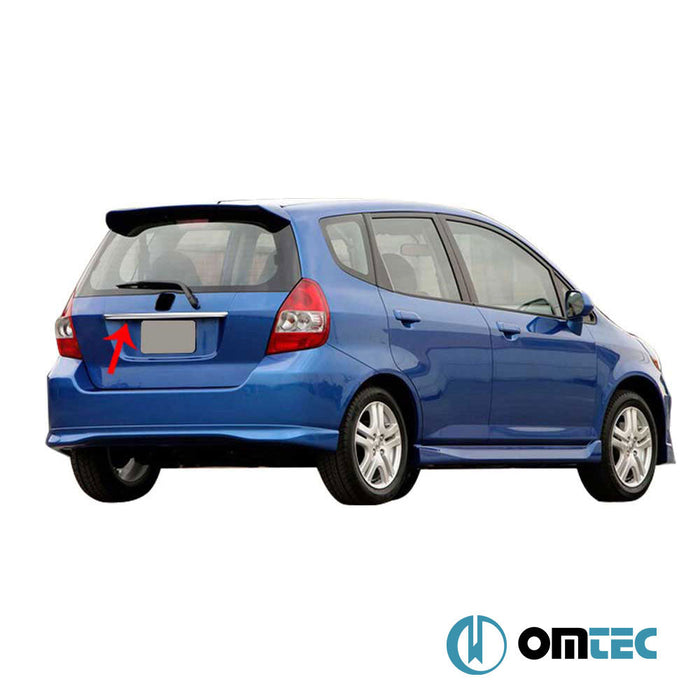 Bagaj Çıtası (Plaka Üstü) Paslanmaz Çelik (Parlak) - Honda Jazz - HB 5D I - (2001 - 2007)