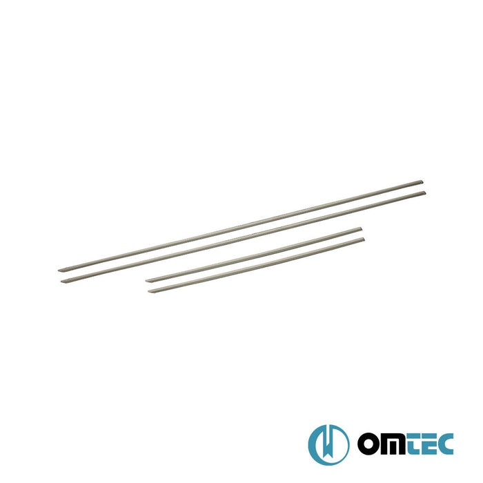 Yan Kapı Çıtası 4 Prç. Paslanmaz Çelik (Parlak) - Honda Hr - V - SUV RU - (2015 - 2021)