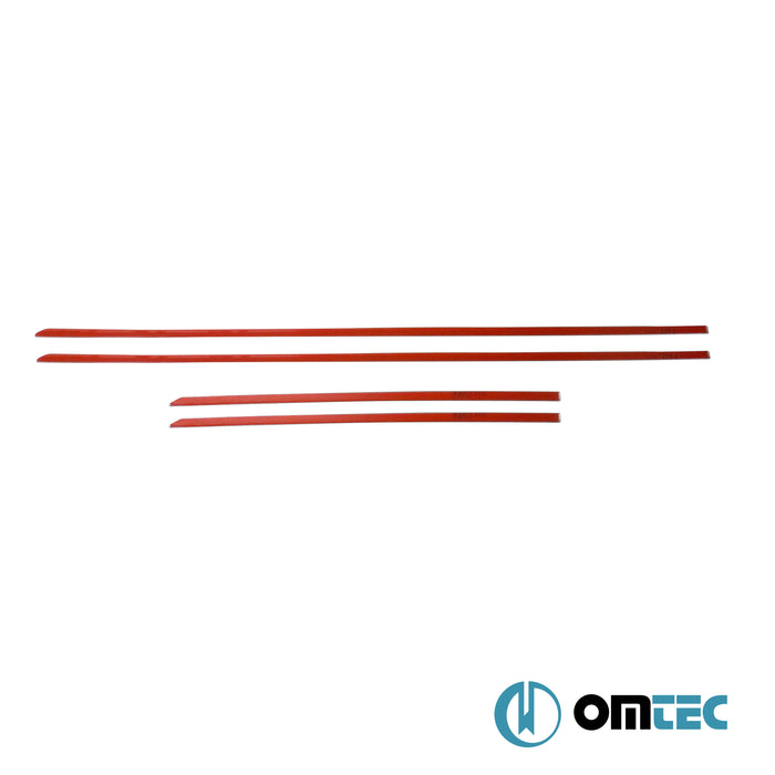 Yan Kapı Çıtası 4 Prç. Paslanmaz Çelik (Parlak) - Honda Hr - V - SUV RU - (2015 - 2021)