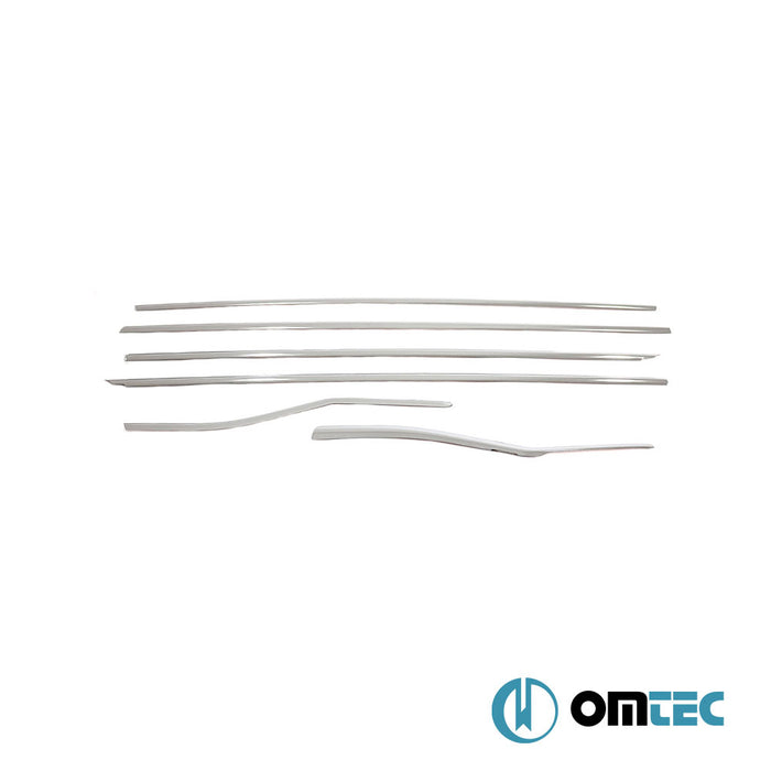 Cam Çıtası 6 Prç. Paslanmaz Çelik - Honda Accord - SD XI - (2017 - )