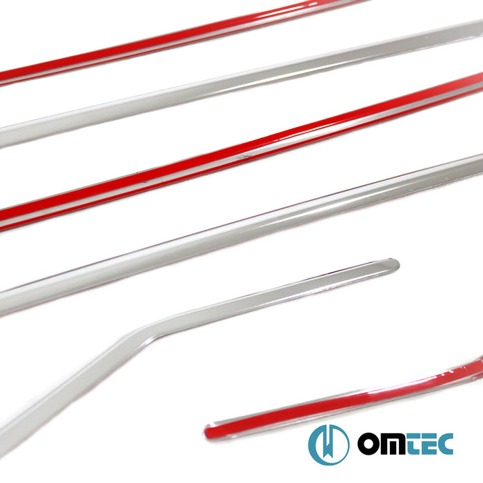 Cam Çıtası 6 Prç. Paslanmaz Çelik - Honda Accord - SD XI - (2017 - )