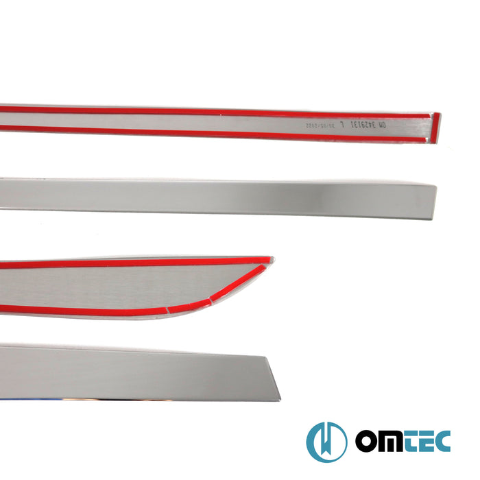 Yan Kapı Çıtası 4 Prç. Paslanmaz Çelik (Parlak) - Honda City - SD GN - (2019 - )