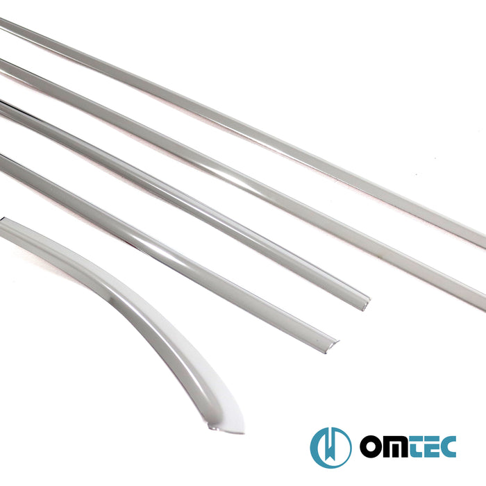 Cam Çıtası 6 Prç. Paslanmaz Çelik (Parlak) - Honda City - SD GN - (2019 - )