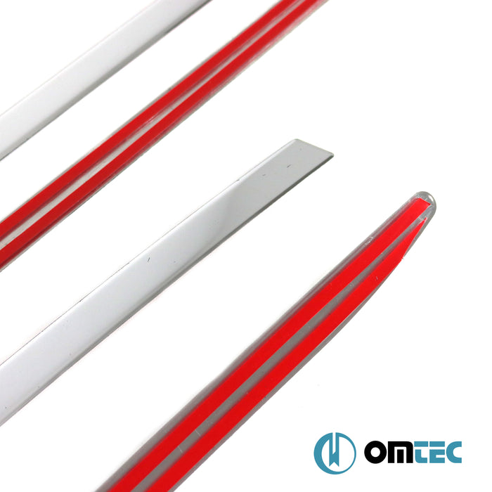 Yan Kapı Çıtası 4 Prç. Paslanmaz Çelik (Parlak) - Honda Civic - SD FE1/2 - (2022 - )