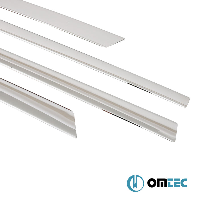 Yan Kapı Çıtası 4 Prç. Paslanmaz Çelik (Parlak) - Honda Jazz - HB 5D GR - (2020 - )