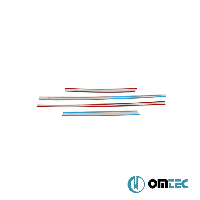 Yan Kapı Çıtası 4 Prç. Paslanmaz Çelik (Parlak) - Honda Jazz - HB 5D GR - (2020 - )