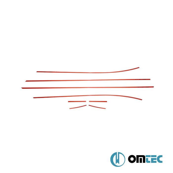 Cam Çıtası 8 Prç. Paslanmaz Çelik (Parlak) - Hyundai İx20 - MPV OJ - (2010 - 2019)