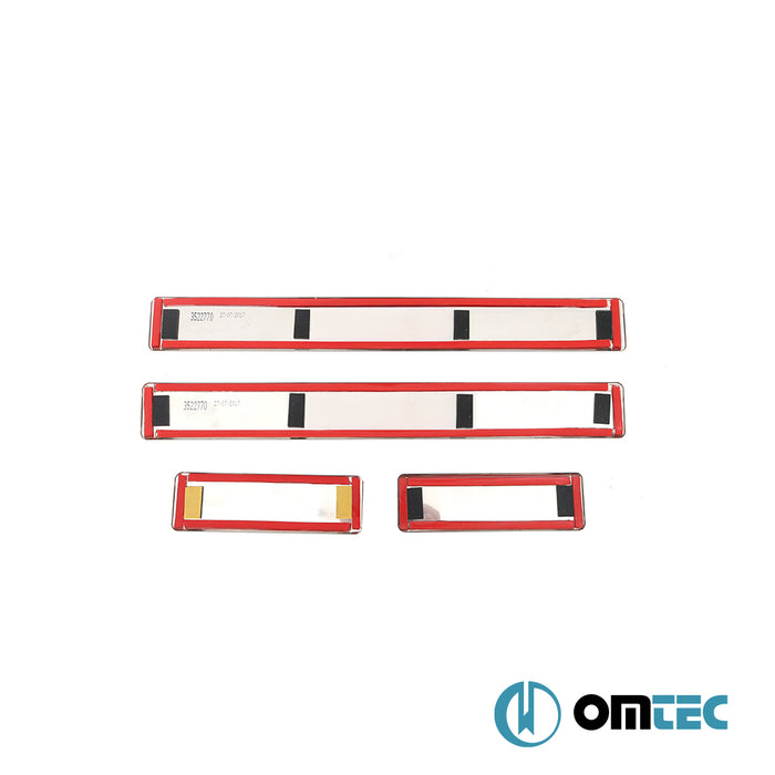 Kapı Eşiği 4 Prç. Paslanmaz Çelik - Hyundai İx20 - MPV OJ - (2010 - 2019)