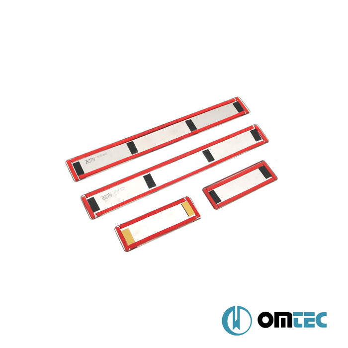 Kapı Eşiği 4 Prç. Paslanmaz Çelik - Hyundai İx20 - MPV OJ - (2010 - 2019)