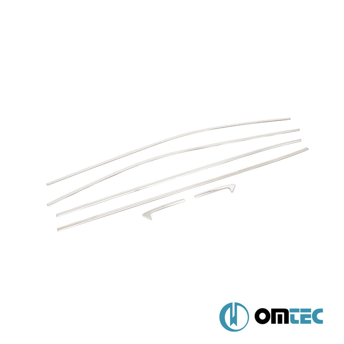 Cam Çıtası 6 Prç. Paslanmaz Çelik - Hyundai İ10 - HB 5D AC3 - (2019 - )