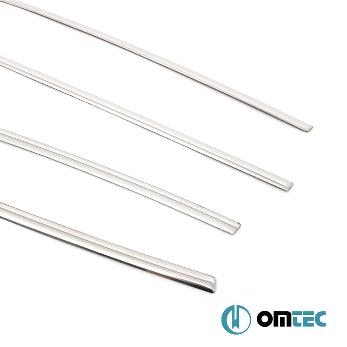 Cam Çıtası 6 Prç. Paslanmaz Çelik - Hyundai İ10 - HB 5D AC3 - (2019 - )