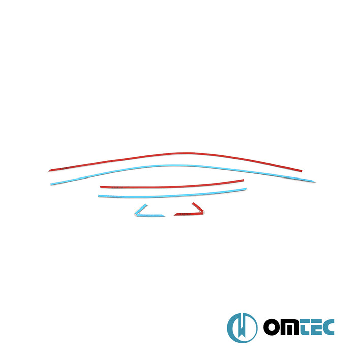 Cam Çıtası 6 Prç. Paslanmaz Çelik - Hyundai İ10 - HB 5D AC3 - (2019 - )