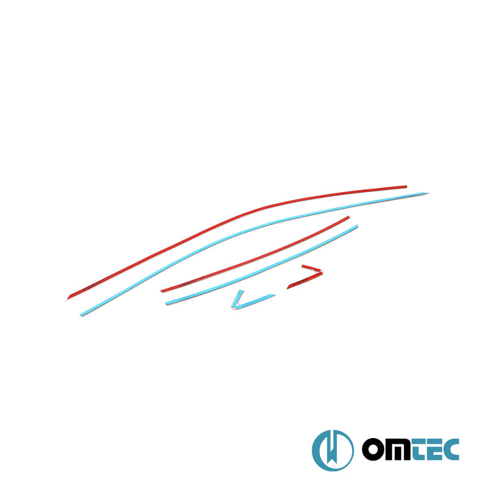 Cam Çıtası 6 Prç. Paslanmaz Çelik - Hyundai İ10 - HB 5D AC3 - (2019 - )