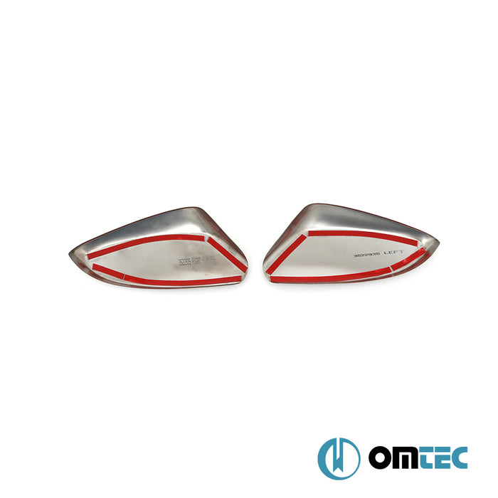 Ayna Kapağı 2 Prç.Paslanmaz Çelik - Hyundai İ30 - SW GD -  (2012 - 2016)