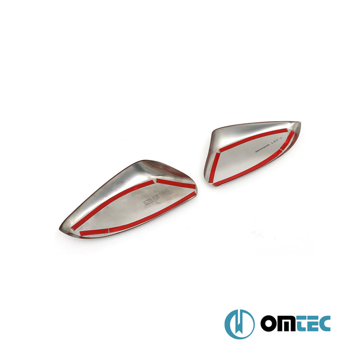 Ayna Kapağı 2 Prç.Paslanmaz Çelik - Hyundai İ30 - SW GD -  (2012 - 2016)