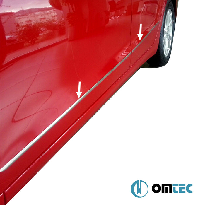 Yan Kapı Çıtası 4 Prç.Paslanmaz Çelik - Hyundai İ30 - HB 3D GD - (2012 - 2016)