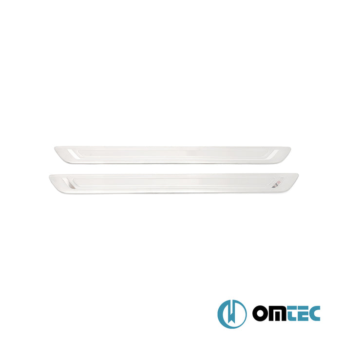 Kapı Eşiği 2 Prç. Paslanmaz Çelik - Kia Cee'D - HB 5D JD - (2012 - 2018)