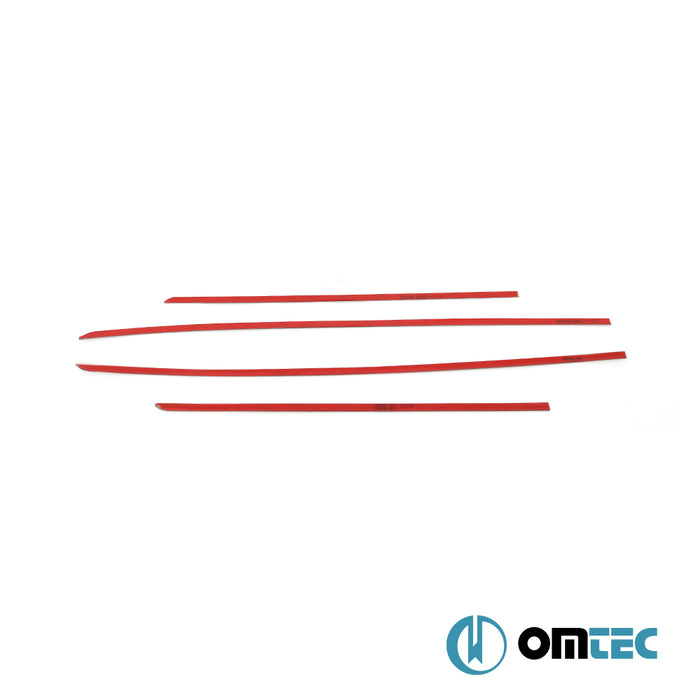 Yan Kapı Çıtası 4 Prç.Paslanmaz Çelik - Kia Cee'D - HB 5D JD - (2012 - 2018)