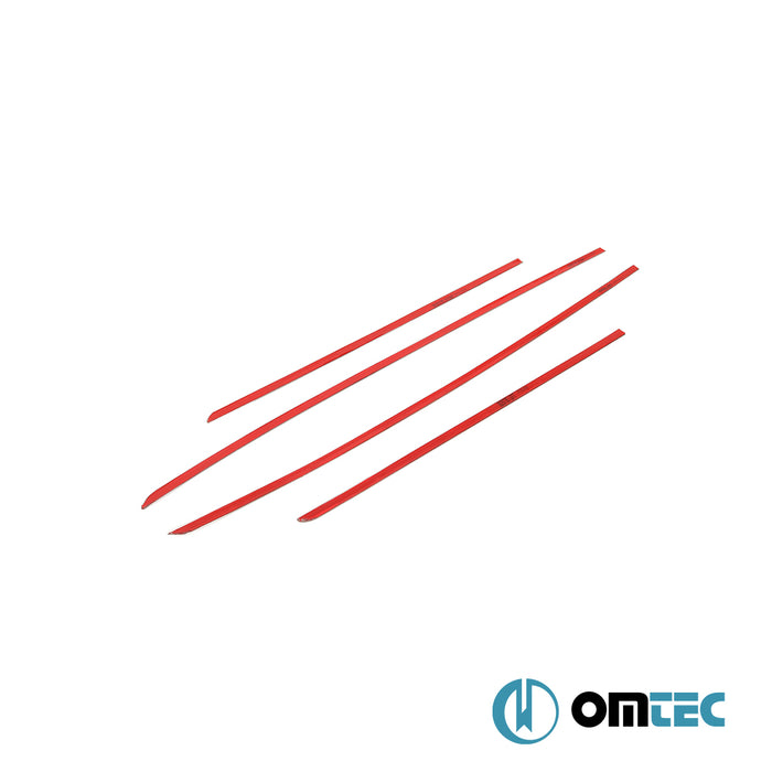 Yan Kapı Çıtası 4 Prç.Paslanmaz Çelik - Kia Cee'D - HB 5D JD - (2012 - 2018)