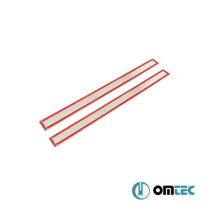 Kapı Eşiği 2 Prç. Paslanmaz Çelik - Kia Rio - HB 5D UB - (2011 - 2017)