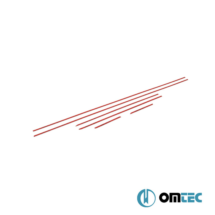 Cam Çıtası 6 Prç Paslanmaz Çelik - Kia Rio - HB 5D UB - (2011 - 2017)