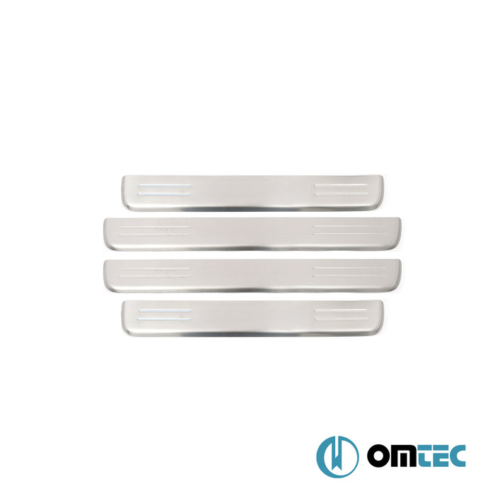 Kapı Eşiği 4 Prç. Paslanmaz Çelik - Kia Carens - SW RP - (2012 - 2022)