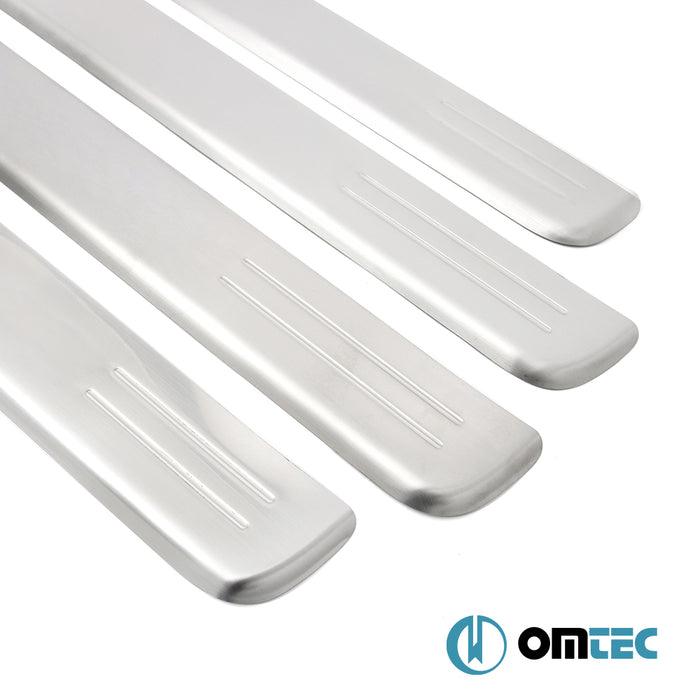 Kapı Eşiği 4 Prç. Paslanmaz Çelik - Kia Carens - SW RP - (2012 - 2022)